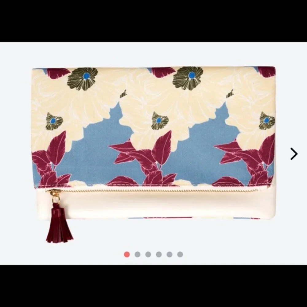 Rachel Pally - Foldover Reversible Clutch - Floral Bloom - Picture 2 of 4